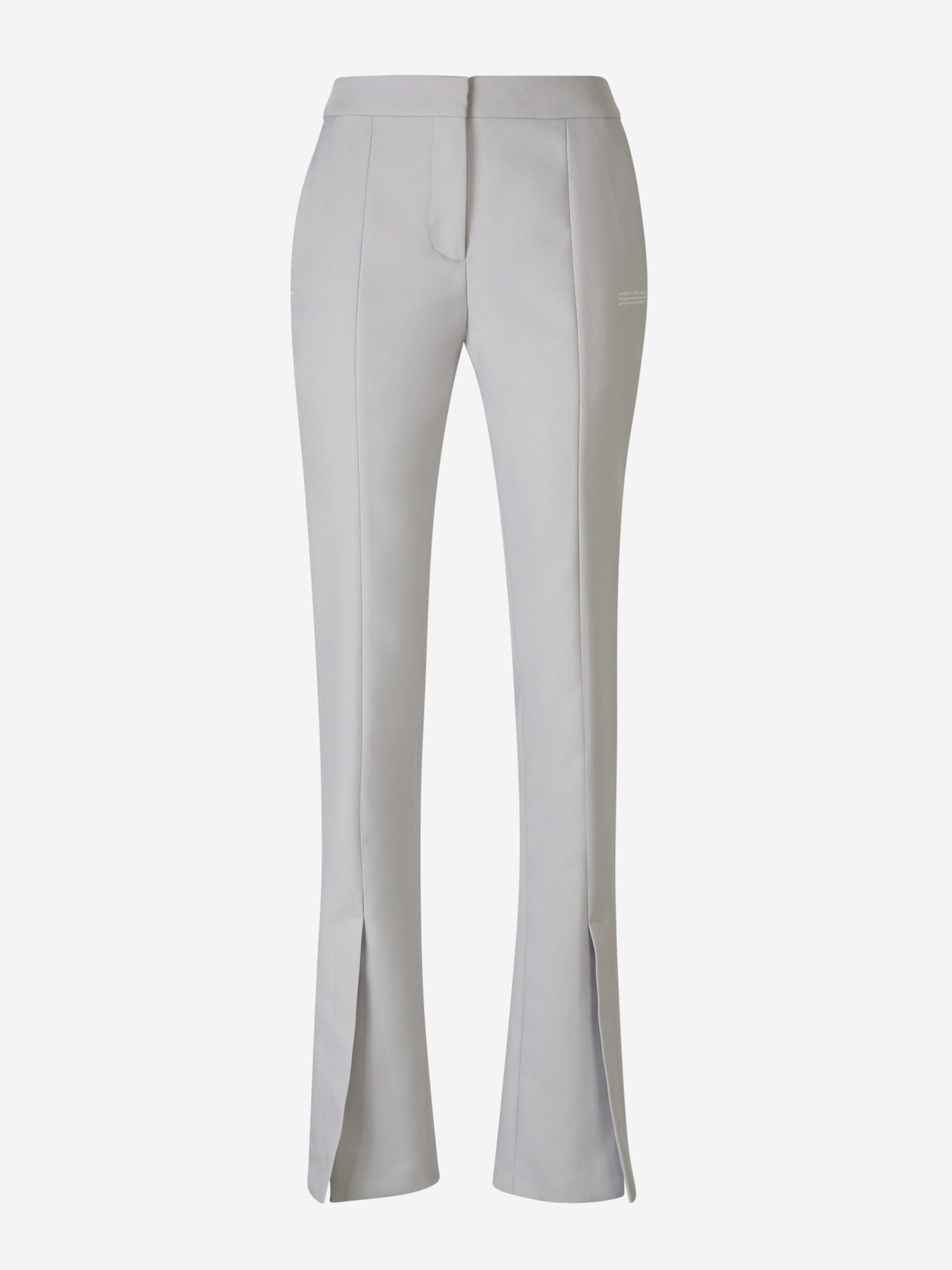 Outlet online Off-White Mujer Pantalones Formales Ajustados color Gris Claro sku 761-003417 01 - Foto 1