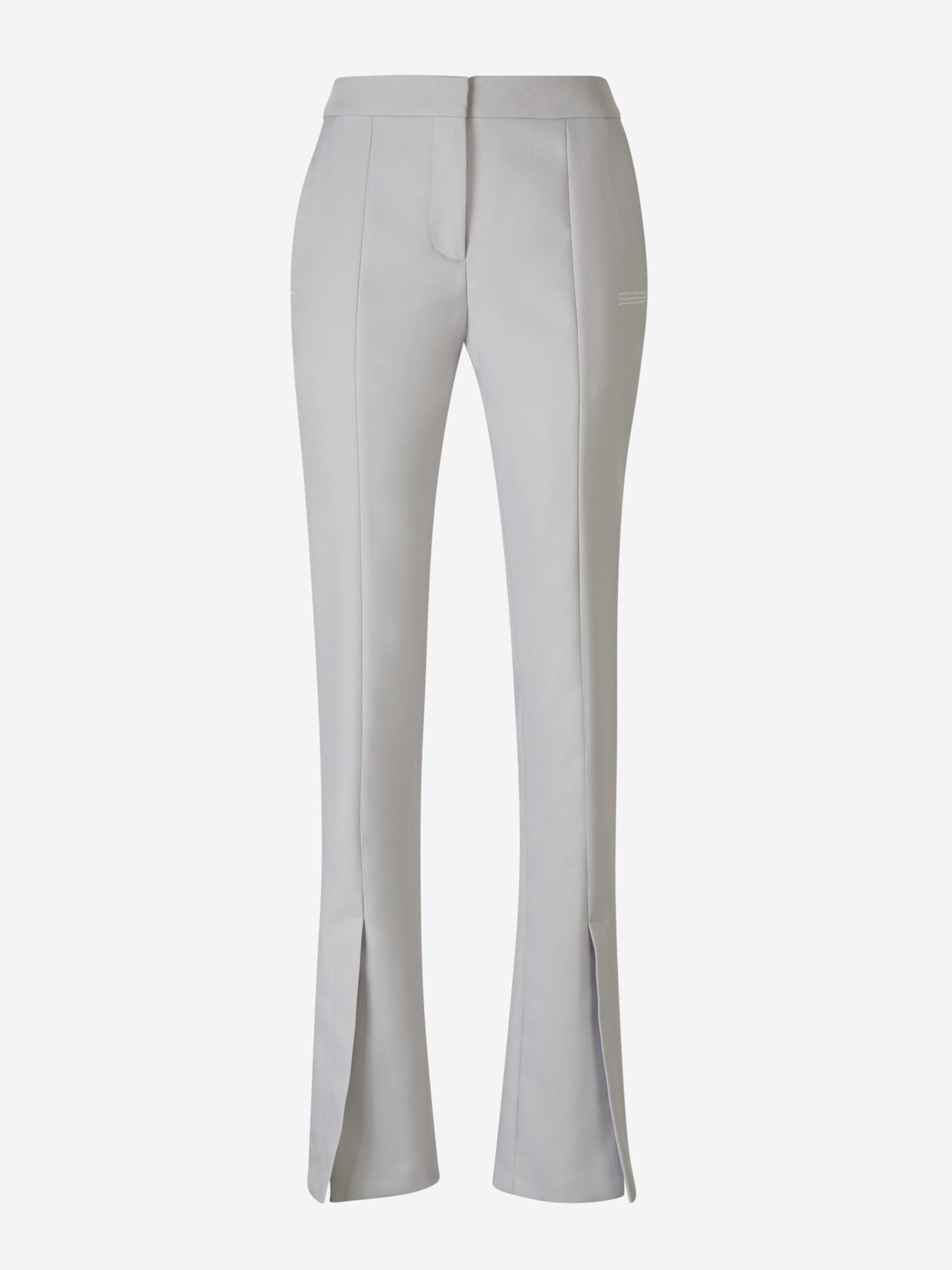 Outlet online Off-White Mujer Pantalones Formales Ajustados color Gris Claro sku 761-003417 01 - Foto 1