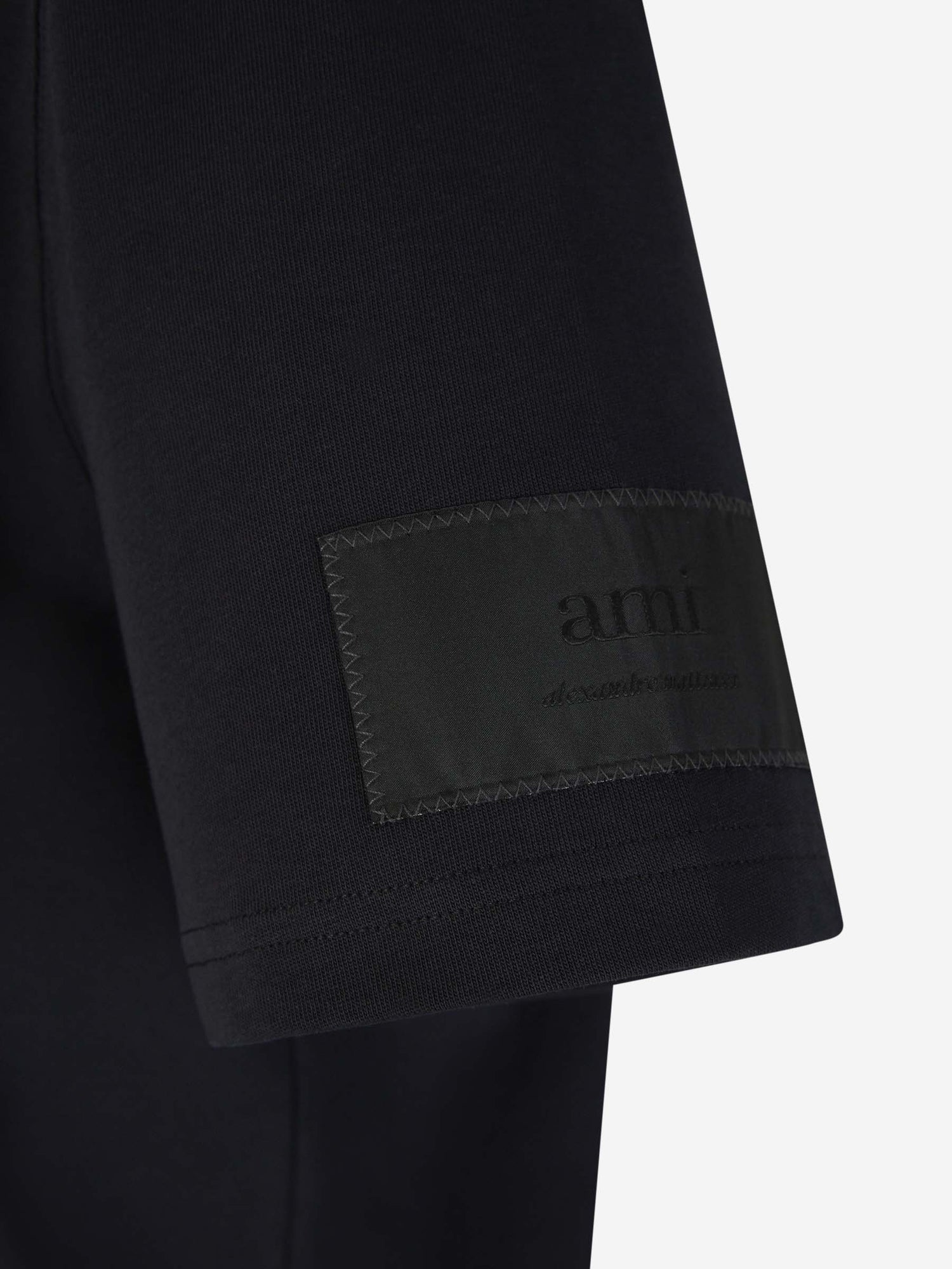 Ami Paris Camiseta Lisa Algodón color Negro sku 553-003677 01 - Foto 4