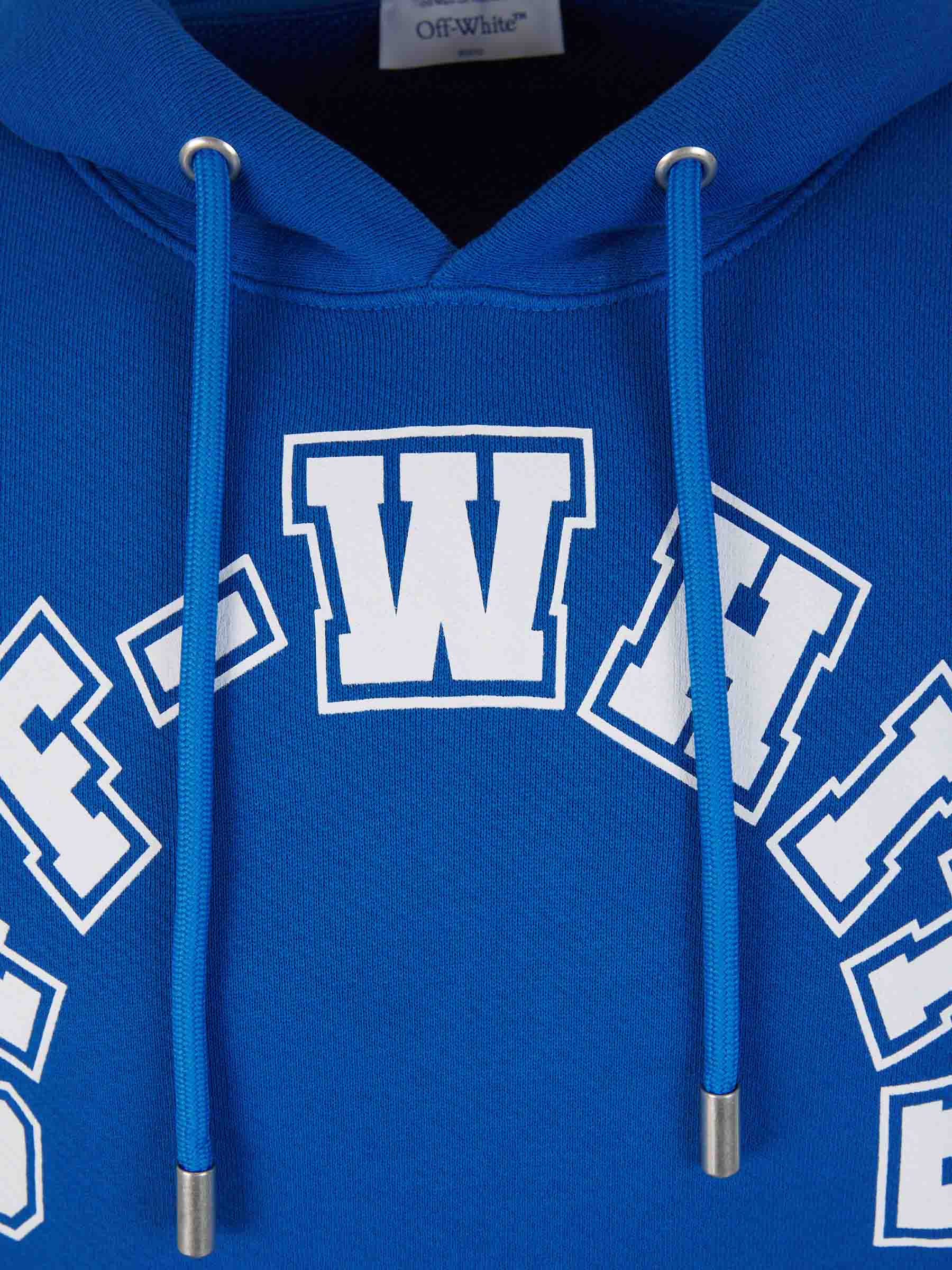 Outlet online Off-White Hombre Sudadera Estampada Capucha color Azul Cobalto sku 545-001502 01 - Foto 3