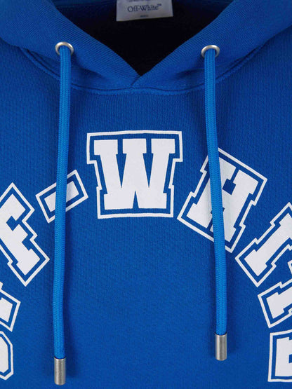 Outlet online Off-White Hombre Sudadera Estampada Capucha color Azul Cobalto sku 545-001502 01 - Foto 3