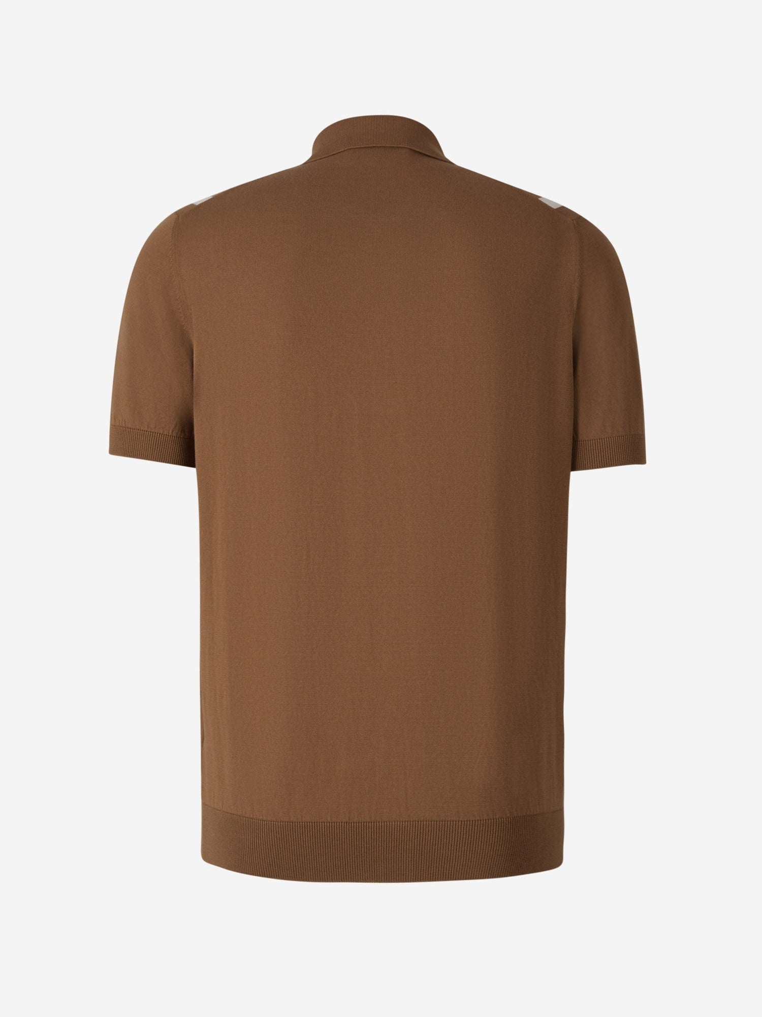 Outlet online Gran Sasso Hombre Polo Botones Motivo Rayas color Marrón sku 552-001487 01 - Foto 2