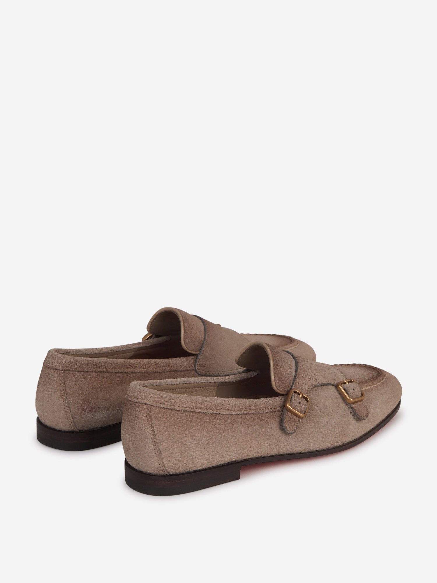 Outlet online Santoni Hombre Mocasines Piel Ante color Topo sku 611-004407 01 - Foto 3