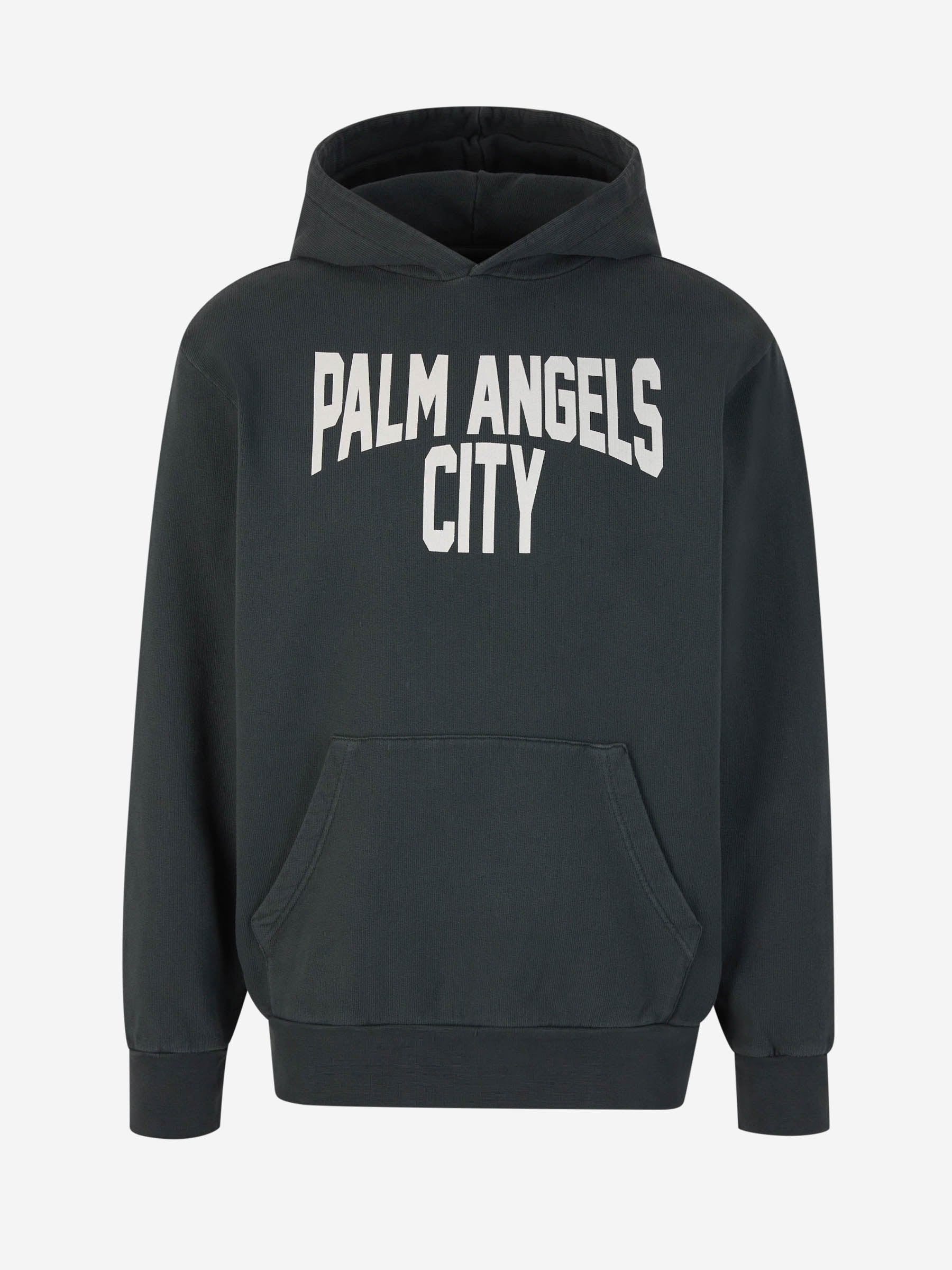 Outlet online Palm Angels Hombre Sudadera Capucha City color Gris Antracita sku 545-001543 01 - Foto 1