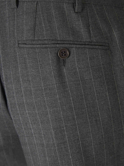 Outlet online Canali Hombre Traje Raya Diplomática color Gris Antracita sku 312-002806 01 - Foto 9