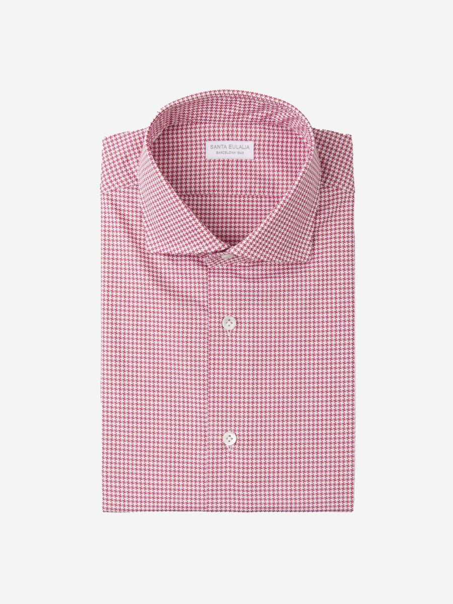 Santa Eulalia Camisa Motivo Pata De Gallo color Rojo sku 401-002932 02 - Foto 1