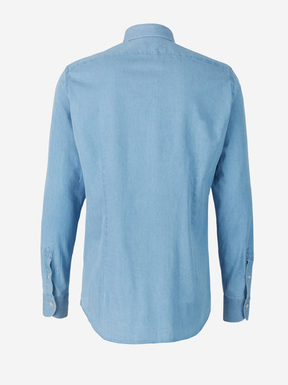 Outlet online Santa Eulalia Hombre Camisa Denim Suave color Azul Real sku 401-002957 02 - Foto 2