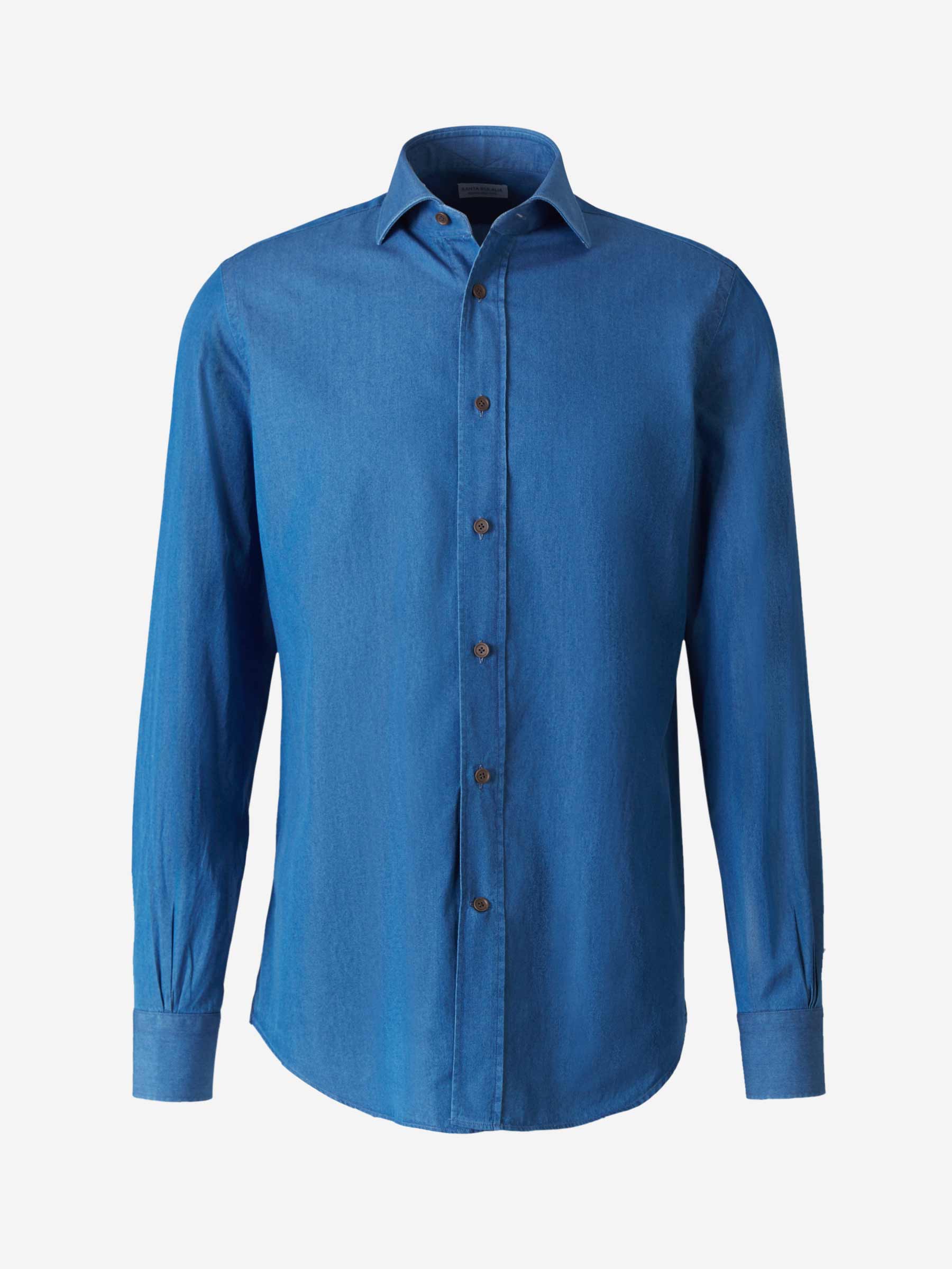 Outlet online Santa Eulalia Hombre Camisa Denim Suave color Azul Real sku 401-002957 02 - Foto 5