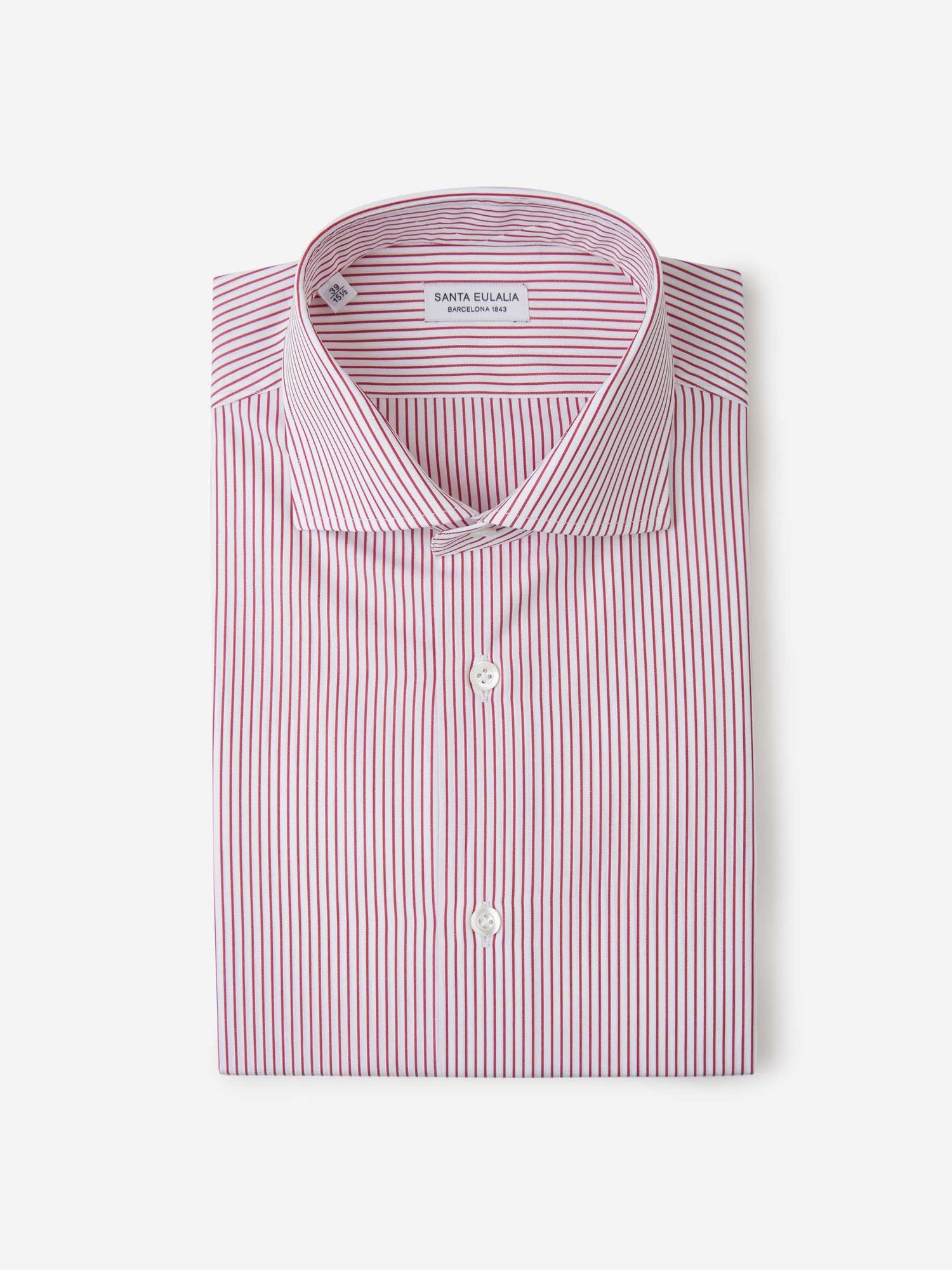 Santa Eulalia Hombre Barcelona Camisa Motivo Rayas color Rojo sku 401-002958 02 - Foto 1