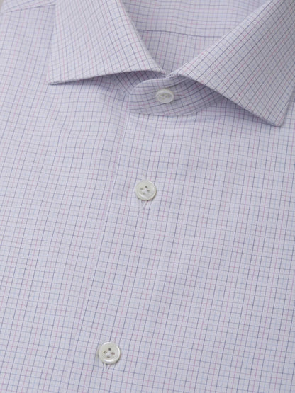 Outlet online Santa Eulalia Hombre Camisa Motivo Cuadros color Blanco sku 401-002961 01 - Foto 4