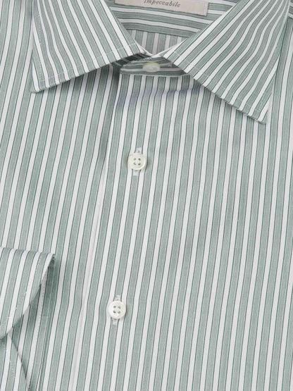 Outlet online Canali Hombre Camisa Motivo Rayas color Lila sku 401-003055 02 - Foto 2