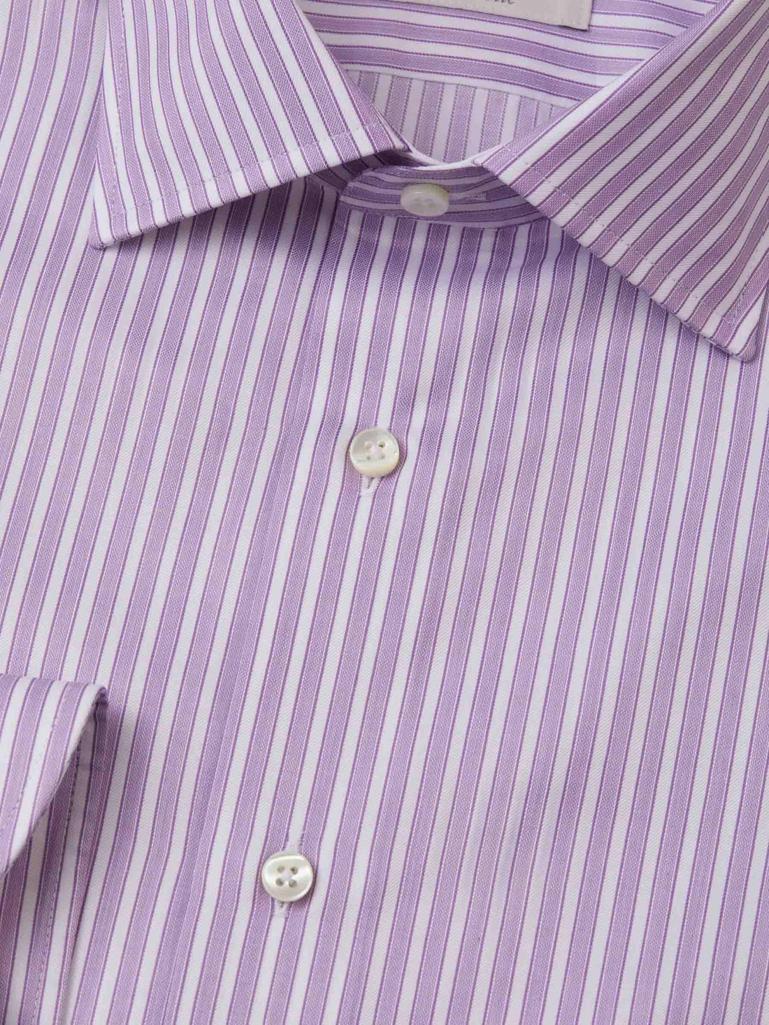 Canali Camisa Motivo Rayas color Lila sku 401-003055 02 - Foto 2