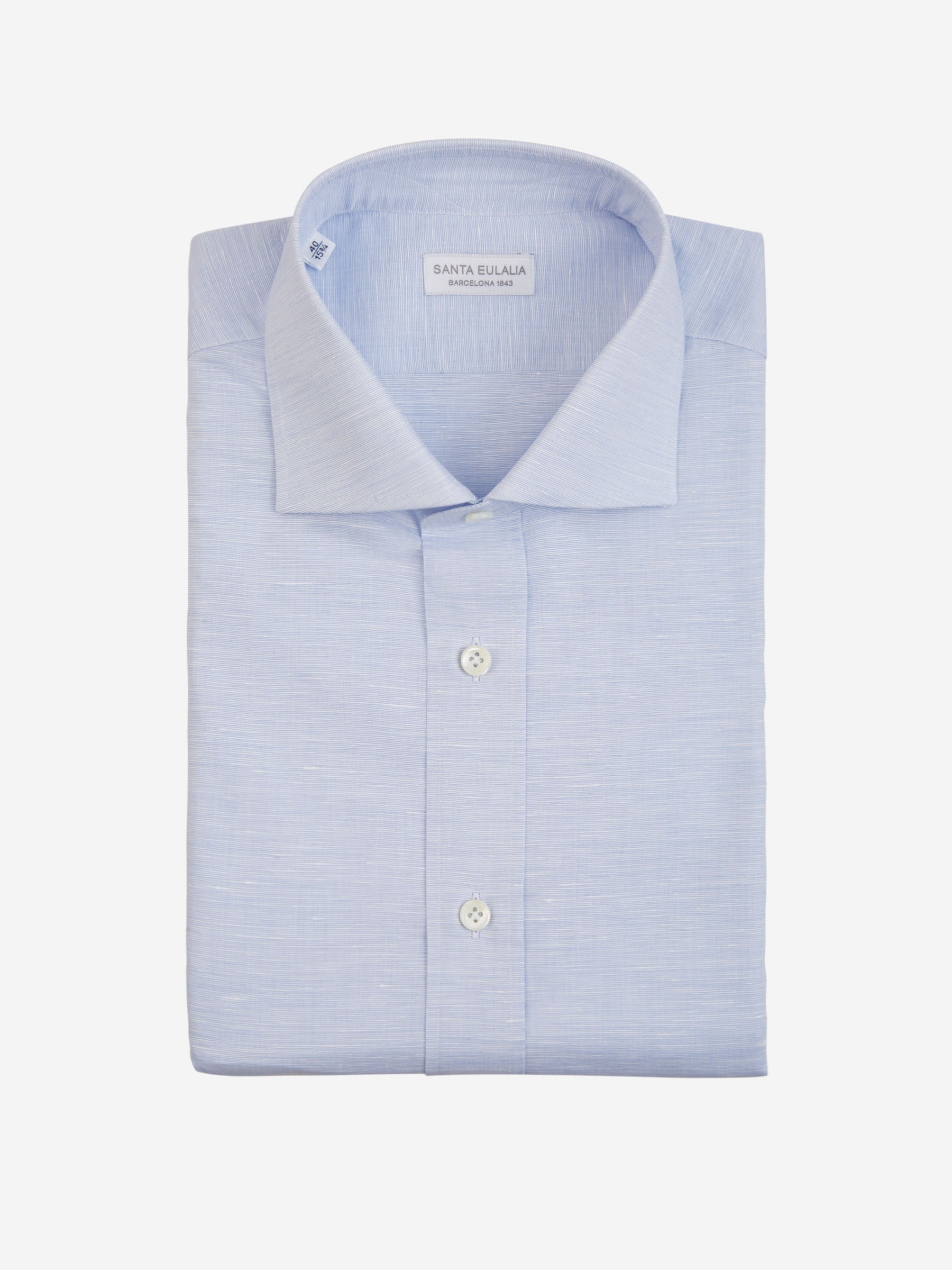 Outlet online Santa Eulalia Hombre Camisa Algodón color Rosa Palo sku 401-003063 01 - Foto 5