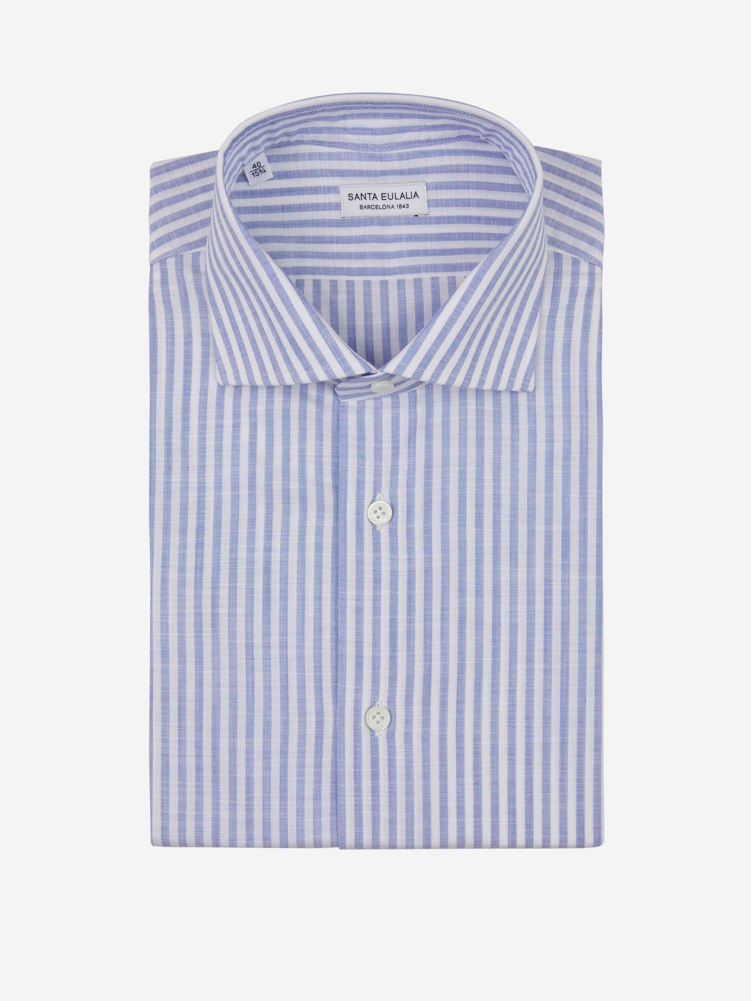 Santa Eulalia Camisa Fil a Fil color Azul Denim sku 401-003064 01 - Foto 1