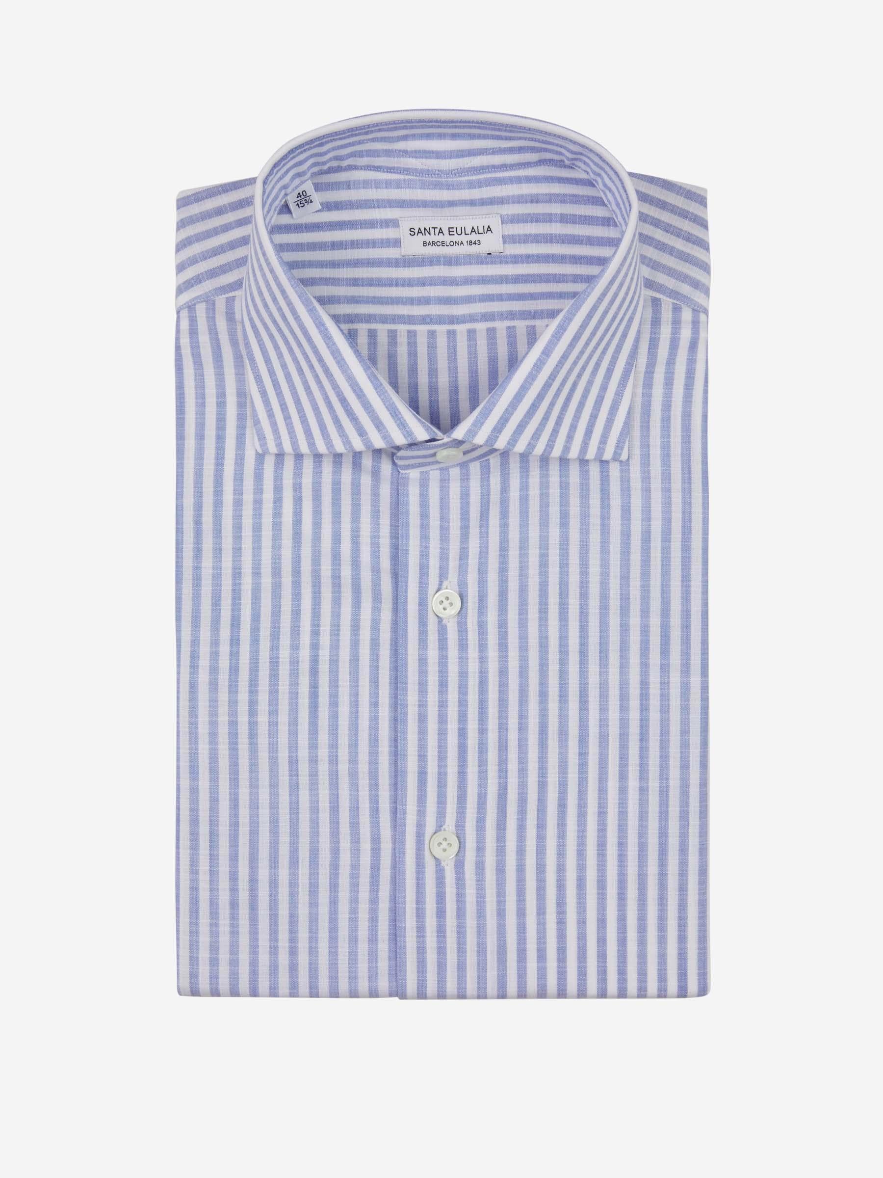 Santa Eulalia Camisa Fil a Fil color Azul Denim sku 401-003064 01 - Foto 1