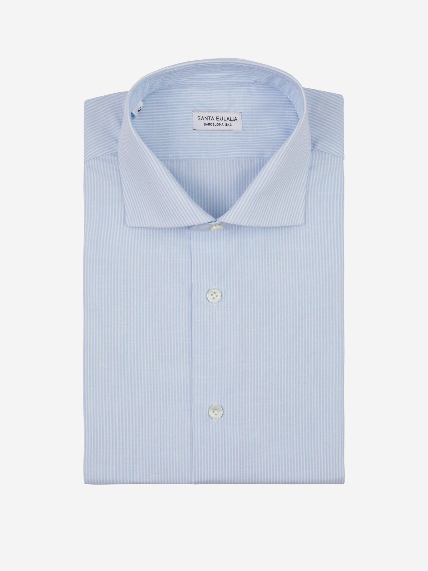 Santa Eulalia Camisa Fil a Fil color Azul Celeste sku 401-003064 03 - Foto 1