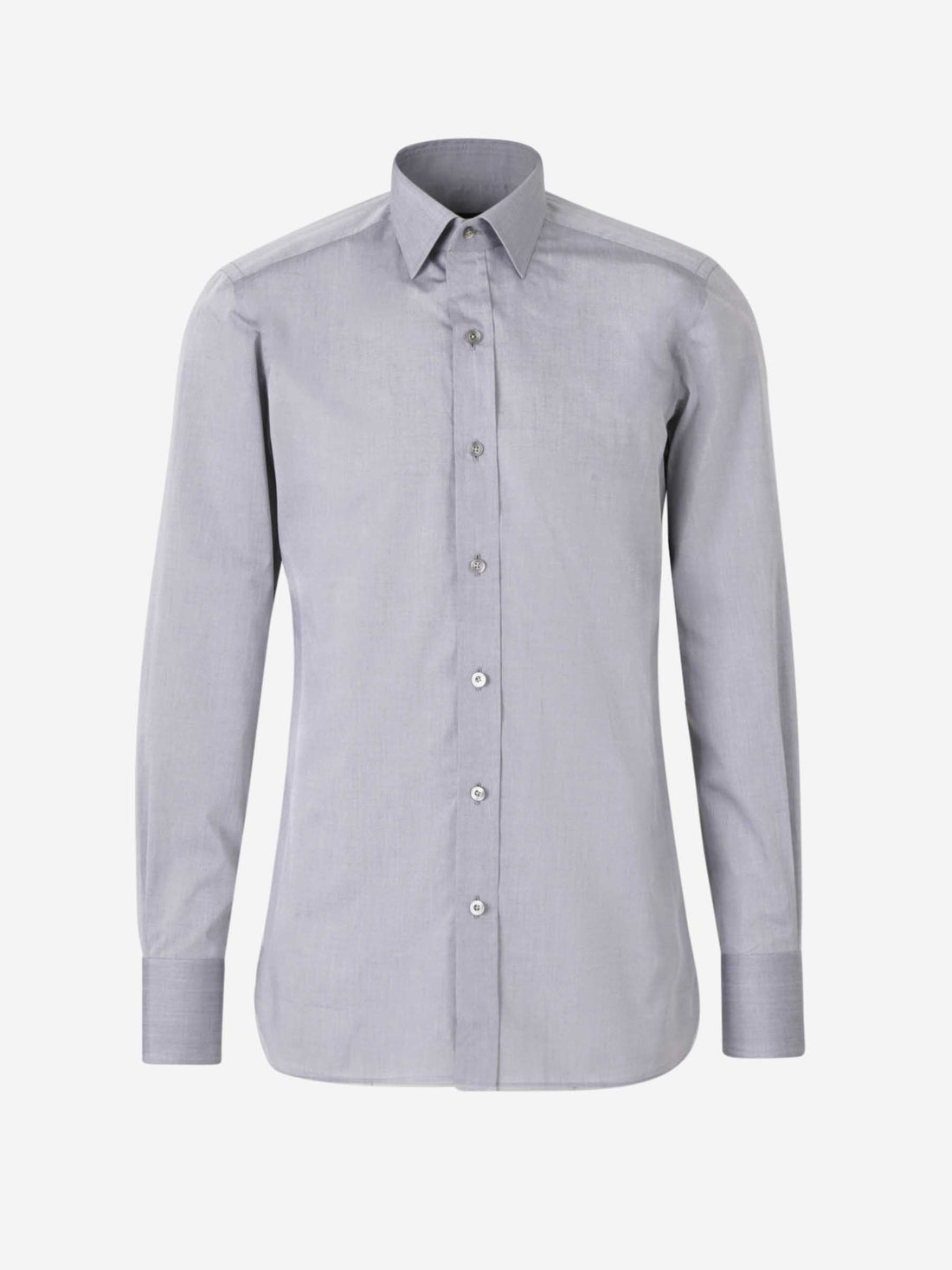 Tom Ford Hombre Barcelona Camisa Vestir Algodón color Gris Antracita sku 401-003137 01 - Foto 1