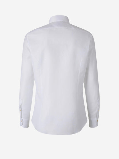 Outlet online Santa Eulalia Hombre Camisa Jaspeada Algodón color Blanco sku 401-003142 01 - Foto 2