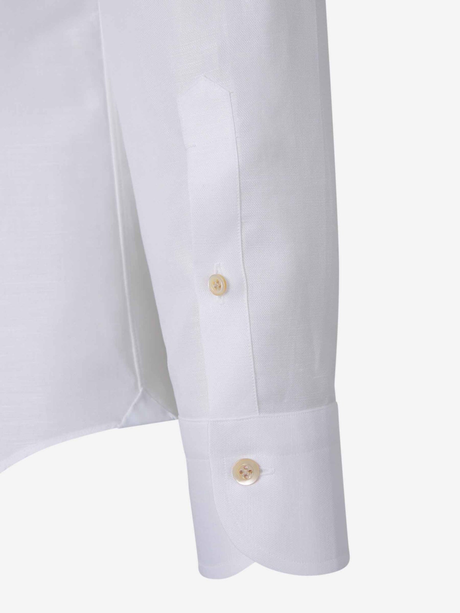 Outlet online Santa Eulalia Hombre Camisa Jaspeada Algodón color Blanco sku 401-003142 01 - Foto 4