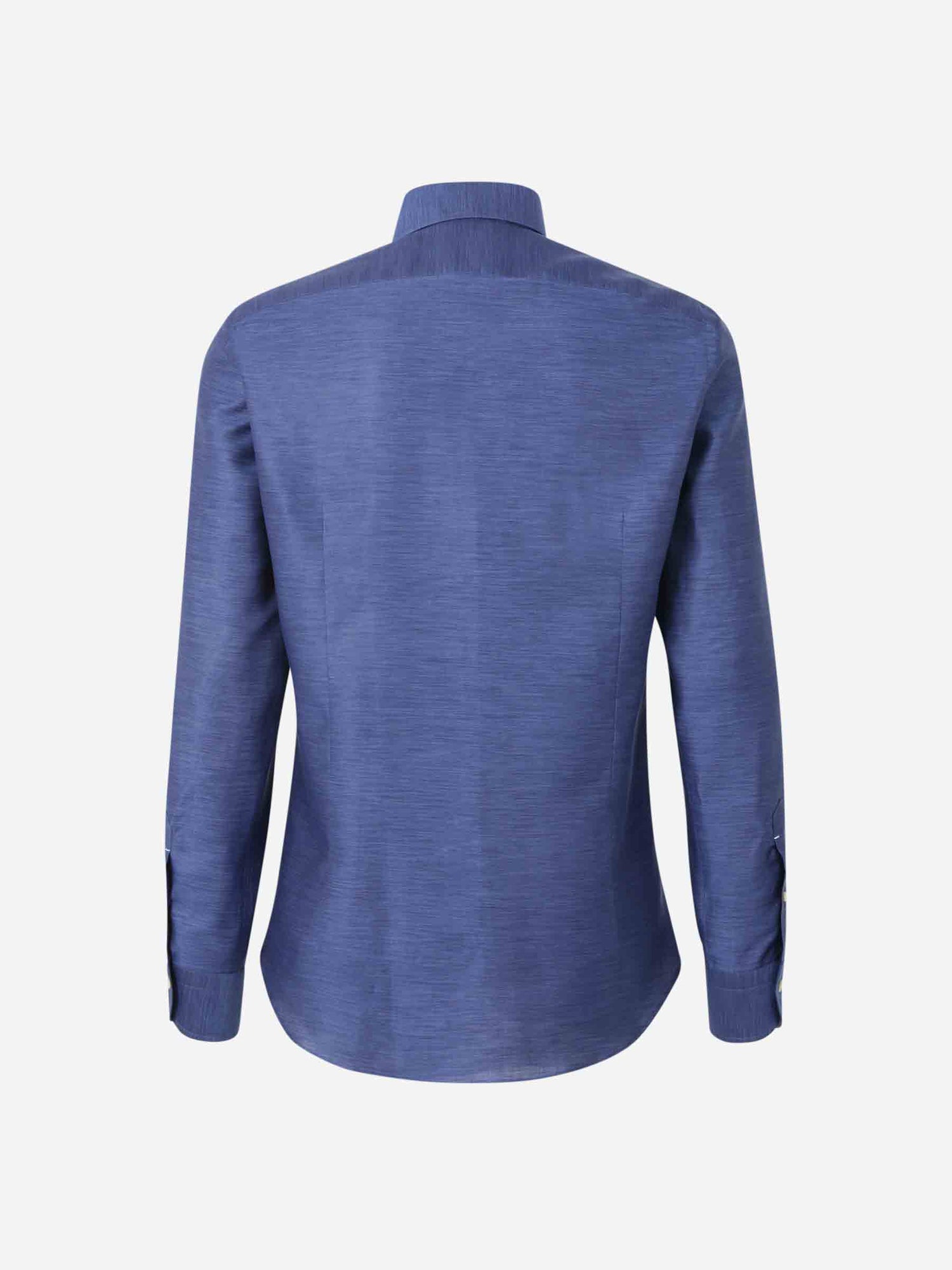 Outlet online Santa Eulalia Hombre Camisa Jaspeada Algodón color Azul Marino sku 401-003142 03 - Foto 2