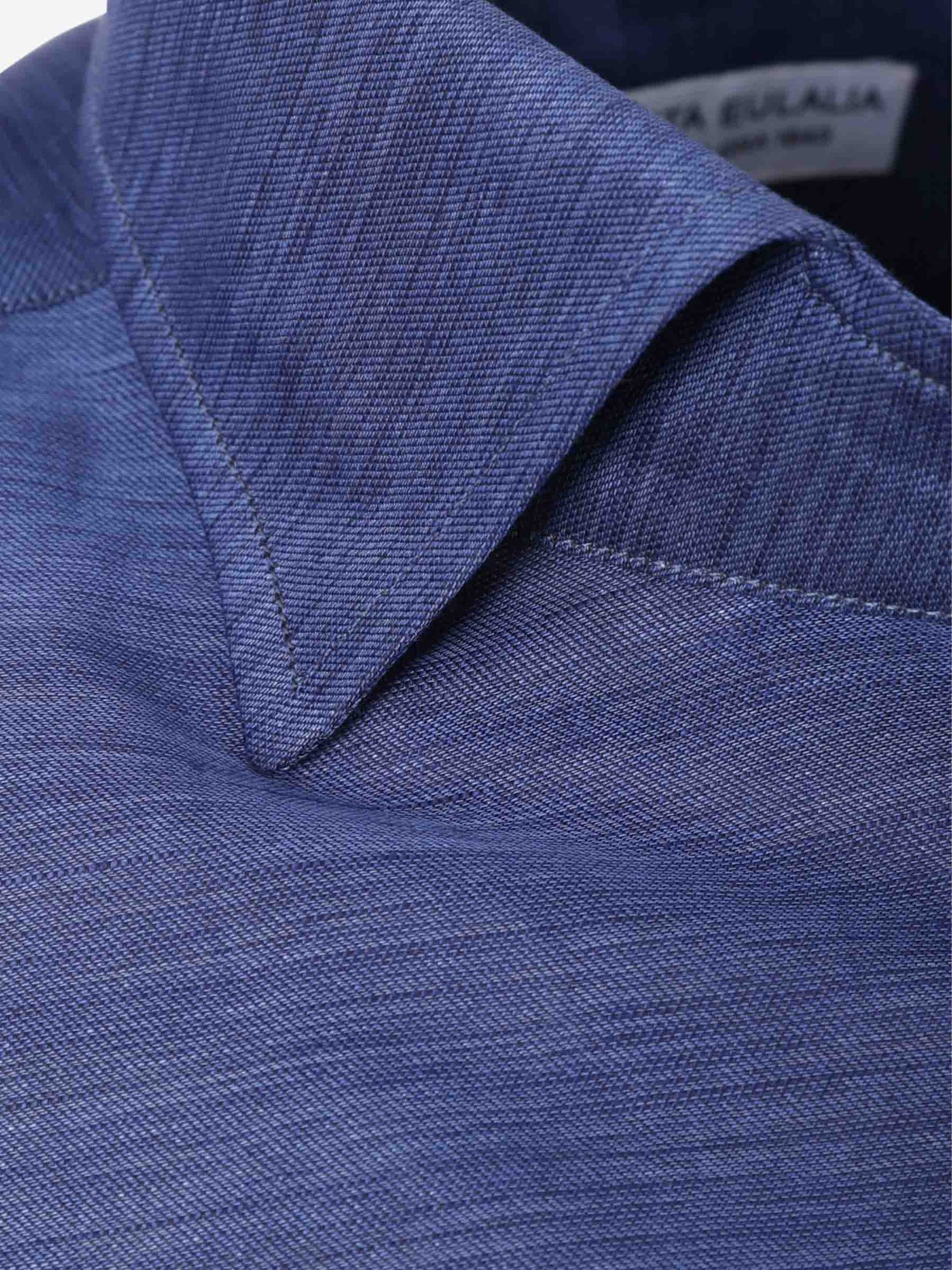 Outlet online Santa Eulalia Hombre Camisa Jaspeada Algodón color Azul Marino sku 401-003142 03 - Foto 3