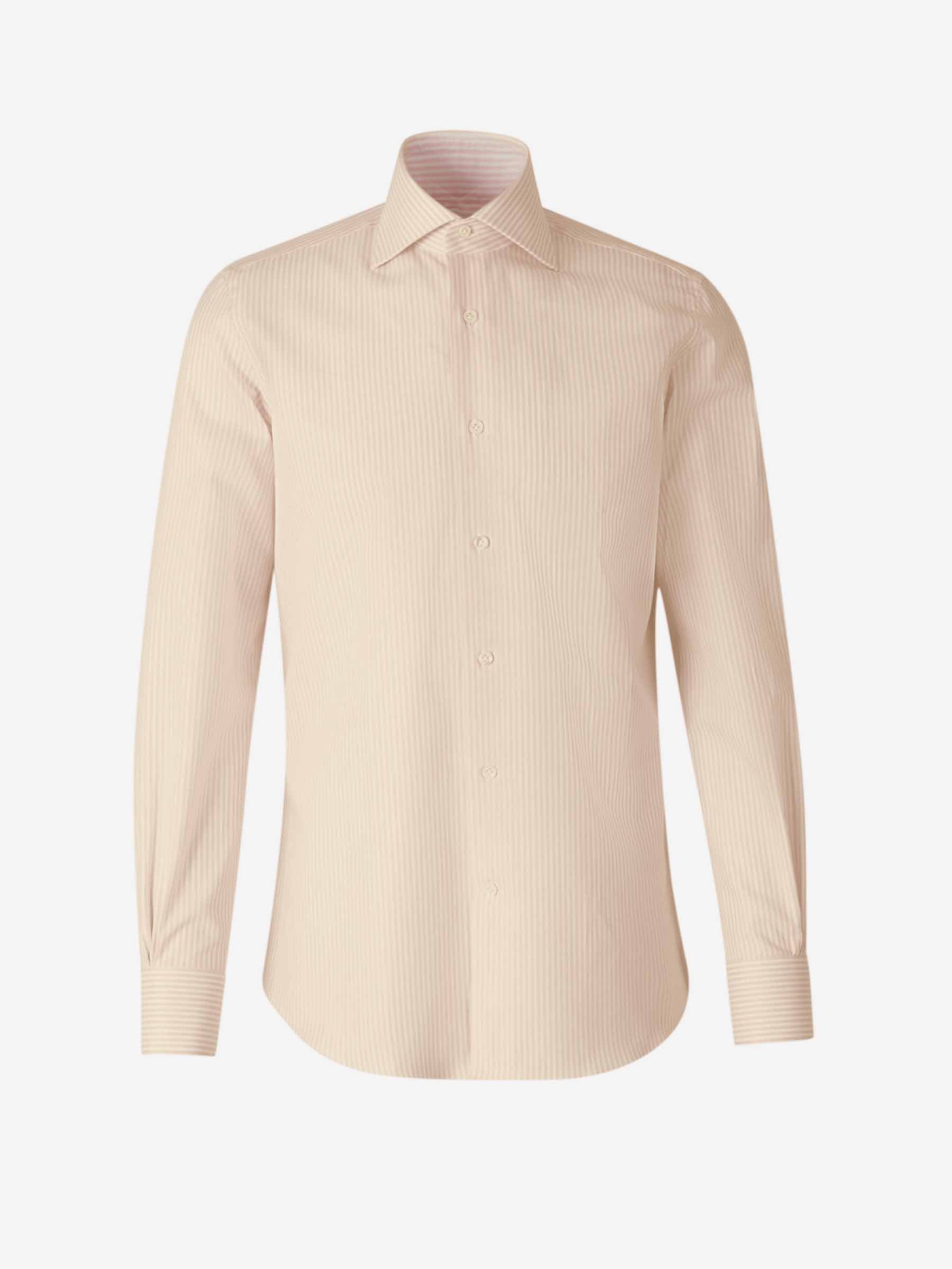 Outlet online Santa Eulalia Hombre Camisa Rayas Algodón color Rosa Palo sku 401-003144 01 - Foto 1