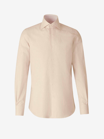 Outlet online Santa Eulalia Hombre Camisa Rayas Algodón color Rosa Palo sku 401-003144 01 - Foto 1