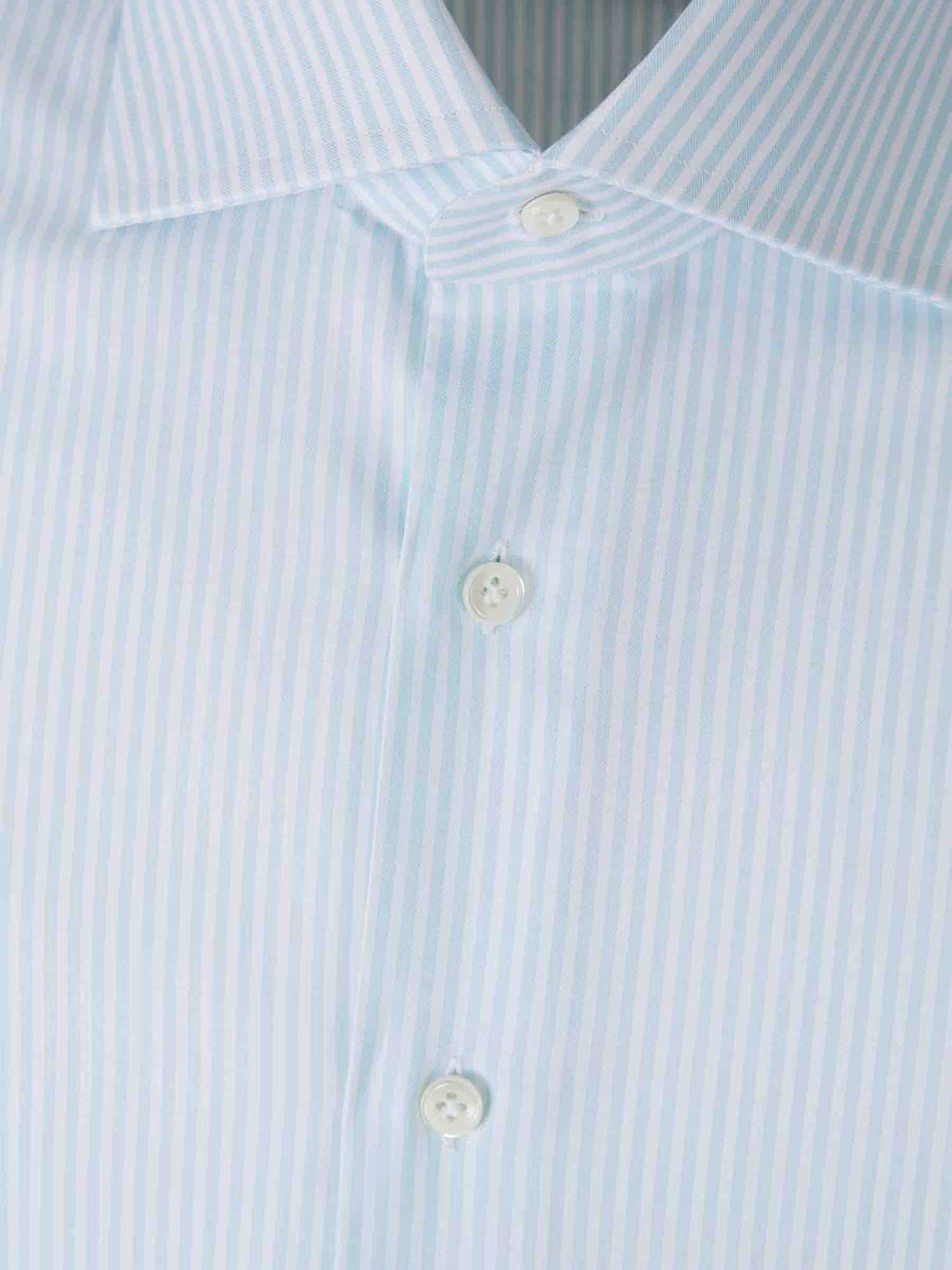 Outlet online Santa Eulalia Hombre Camisa Rayas Algodón color Verde sku 401-003144 02 - Foto 3