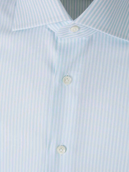 Outlet online Santa Eulalia Hombre Camisa Rayas Algodón color Verde sku 401-003144 02 - Foto 3