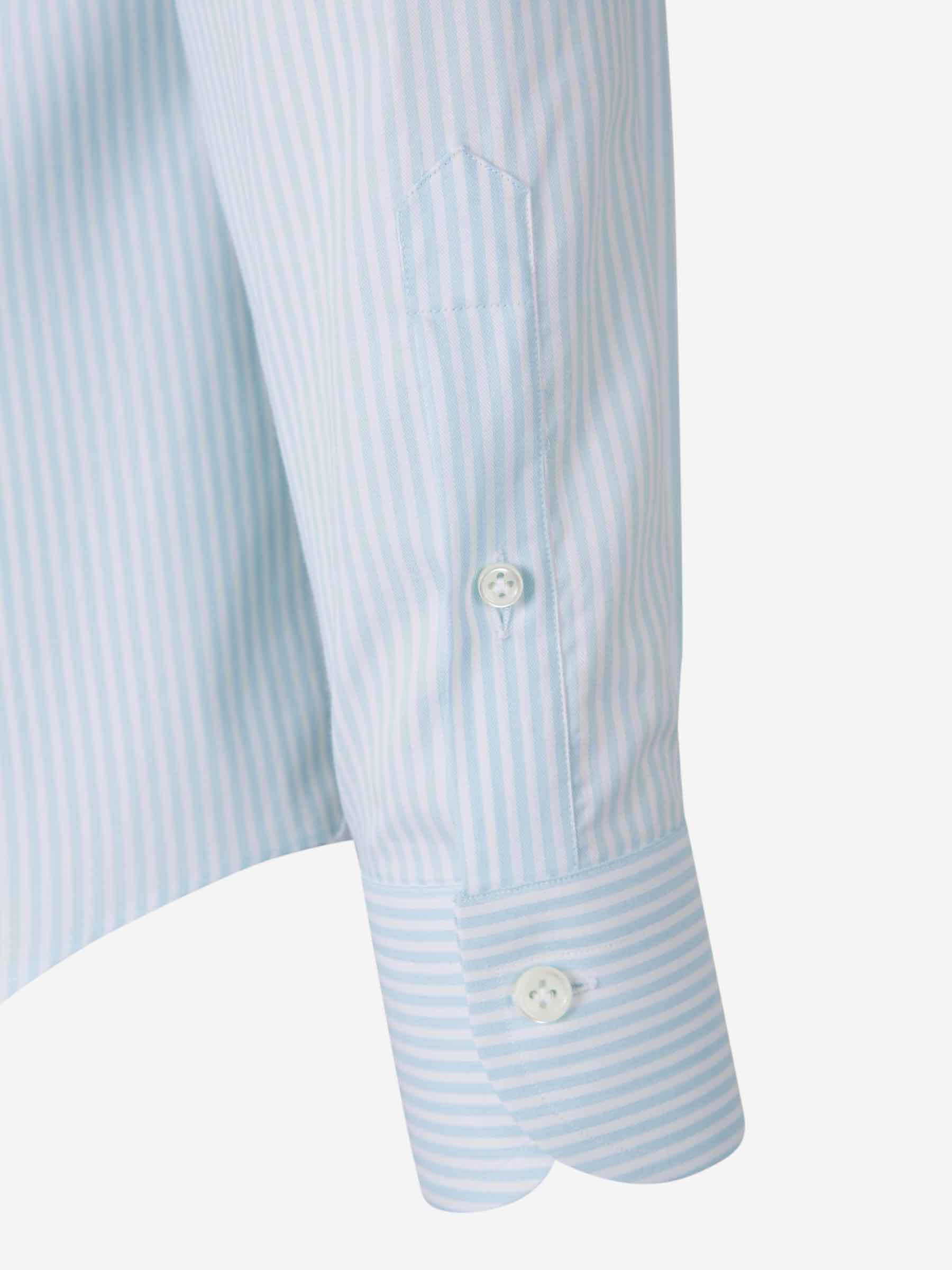 Outlet online Santa Eulalia Hombre Camisa Rayas Algodón color Verde sku 401-003144 02 - Foto 4