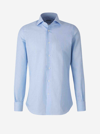 Outlet online Santa Eulalia Hombre Camisa Rayas Algodón color Azul sku 401-003145 02 - Foto 1