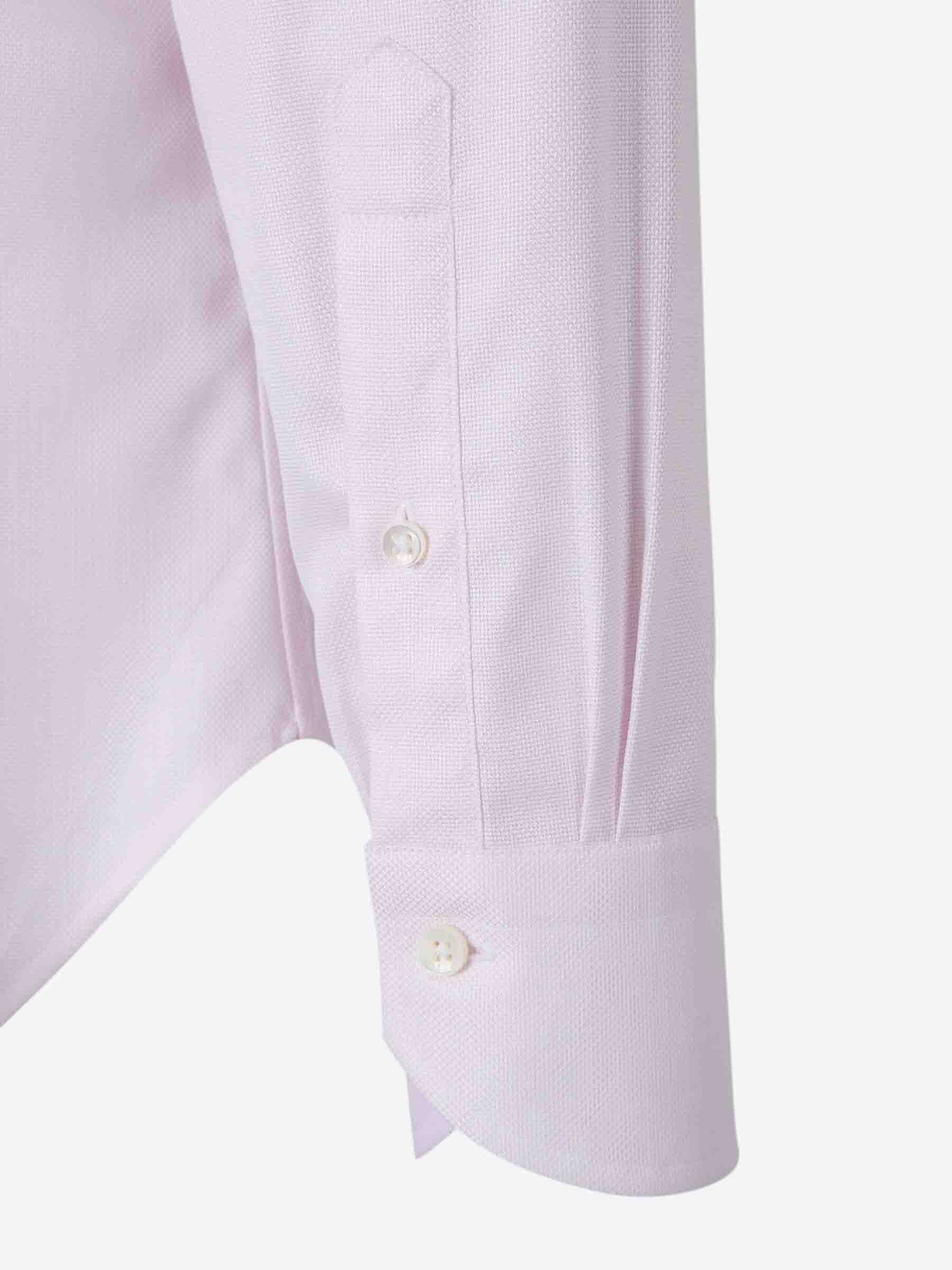 Outlet online Canali Hombre Camisa Lisa Algodón color Rosa Palo sku 401-003148 02 - Foto 4