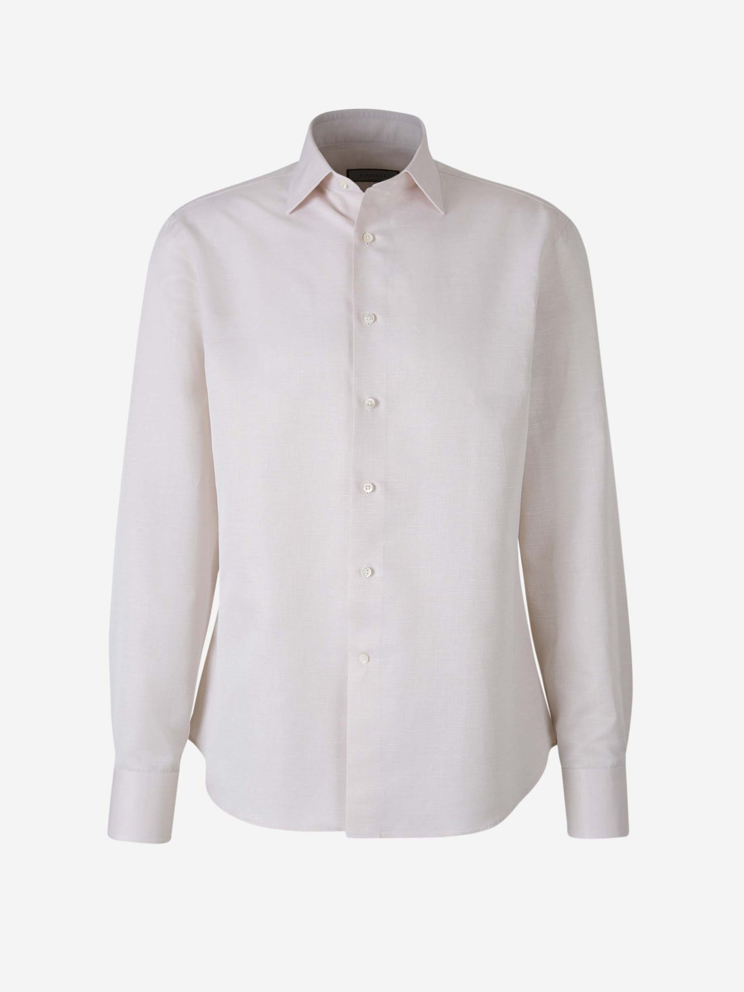 Outlet online Canali Hombre Camisa Lisa Algodón color Beige sku 401-003150 02 - Foto 1