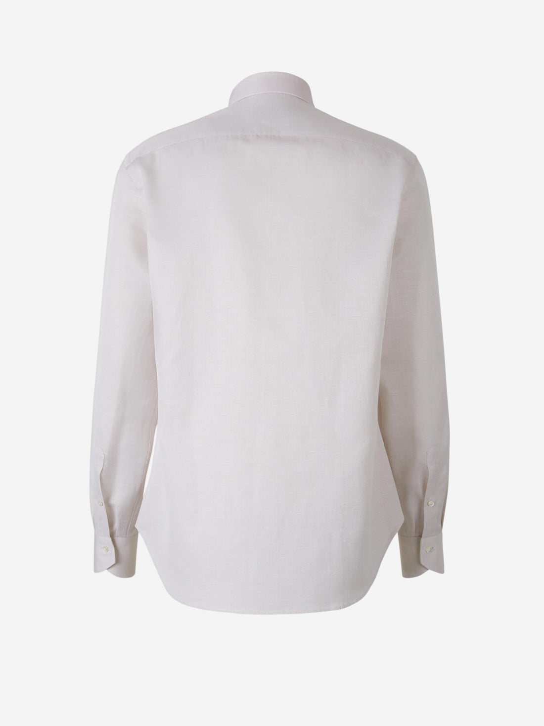 Outlet online Canali Hombre Camisa Lisa Algodón color Beige sku 401-003150 02 - Foto 2