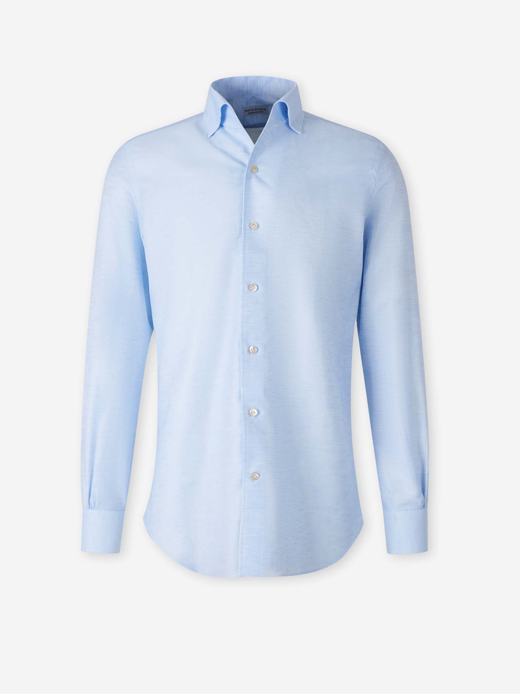 Outlet online Santa Eulalia Hombre Camisa Formal Lisa color Azul Celeste sku 401-003152 01 - Foto 1