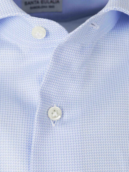 Outlet online Santa Eulalia Hombre Camisa de Vestir color Azul Celeste sku 402-000013 01 - Foto 3
