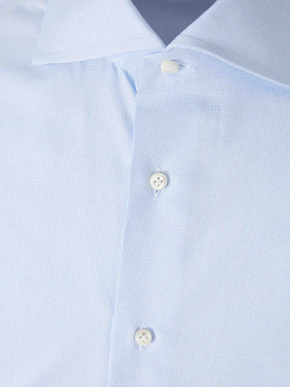Outlet online Santa Eulalia Hombre Camisa Formal Algodón color Azul Celeste sku 402-000016 01 - Foto 3