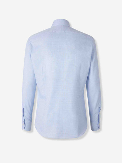 Outlet online Santa Eulalia Hombre Camisa Motivo Cuadros color Azul Celeste sku 402-000017 01 - Foto 2
