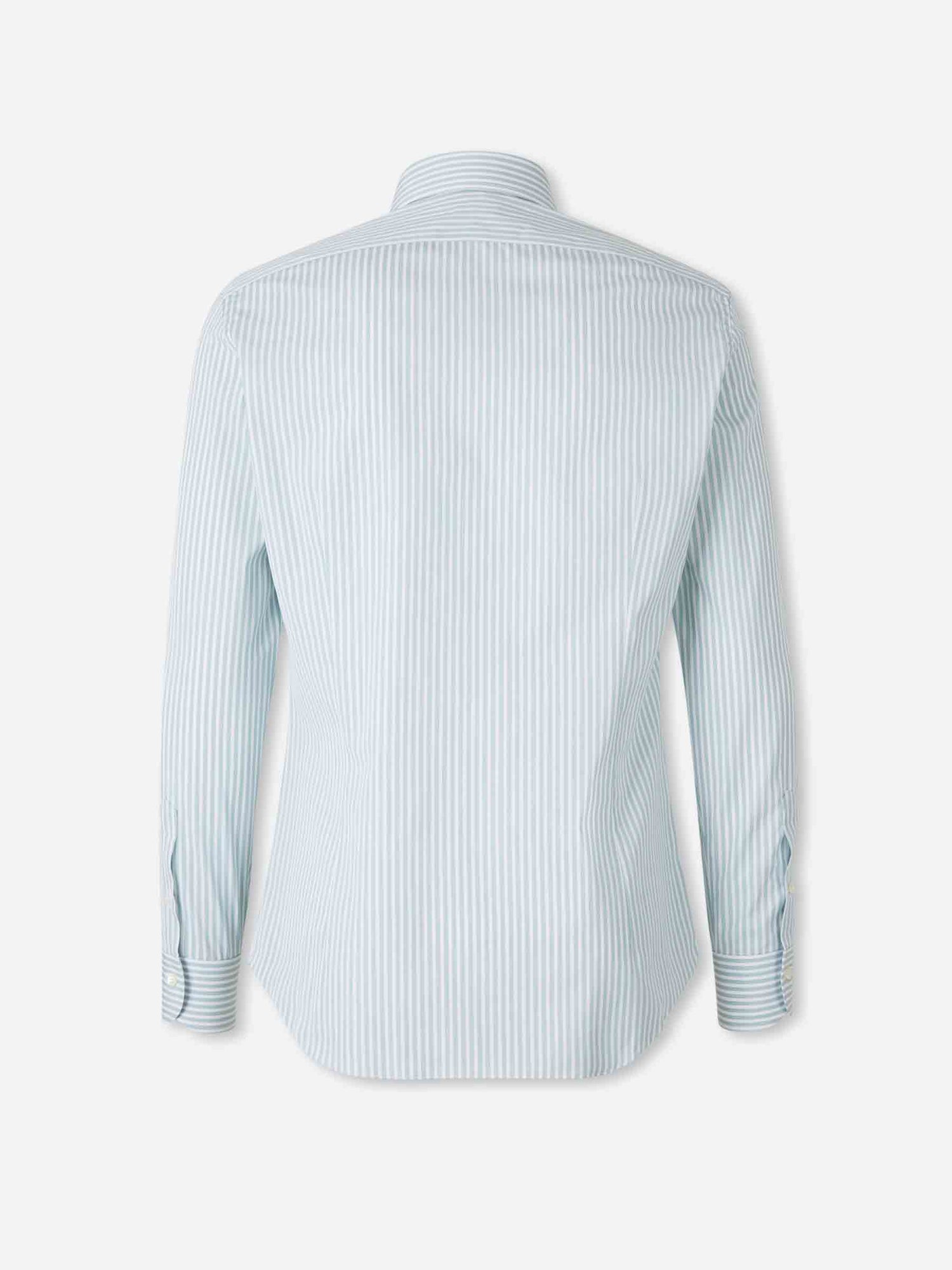 Outlet online Santa Eulalia Hombre Camisa Motivo Rayas color Verde Menta sku 402-000018 02 - Foto 2