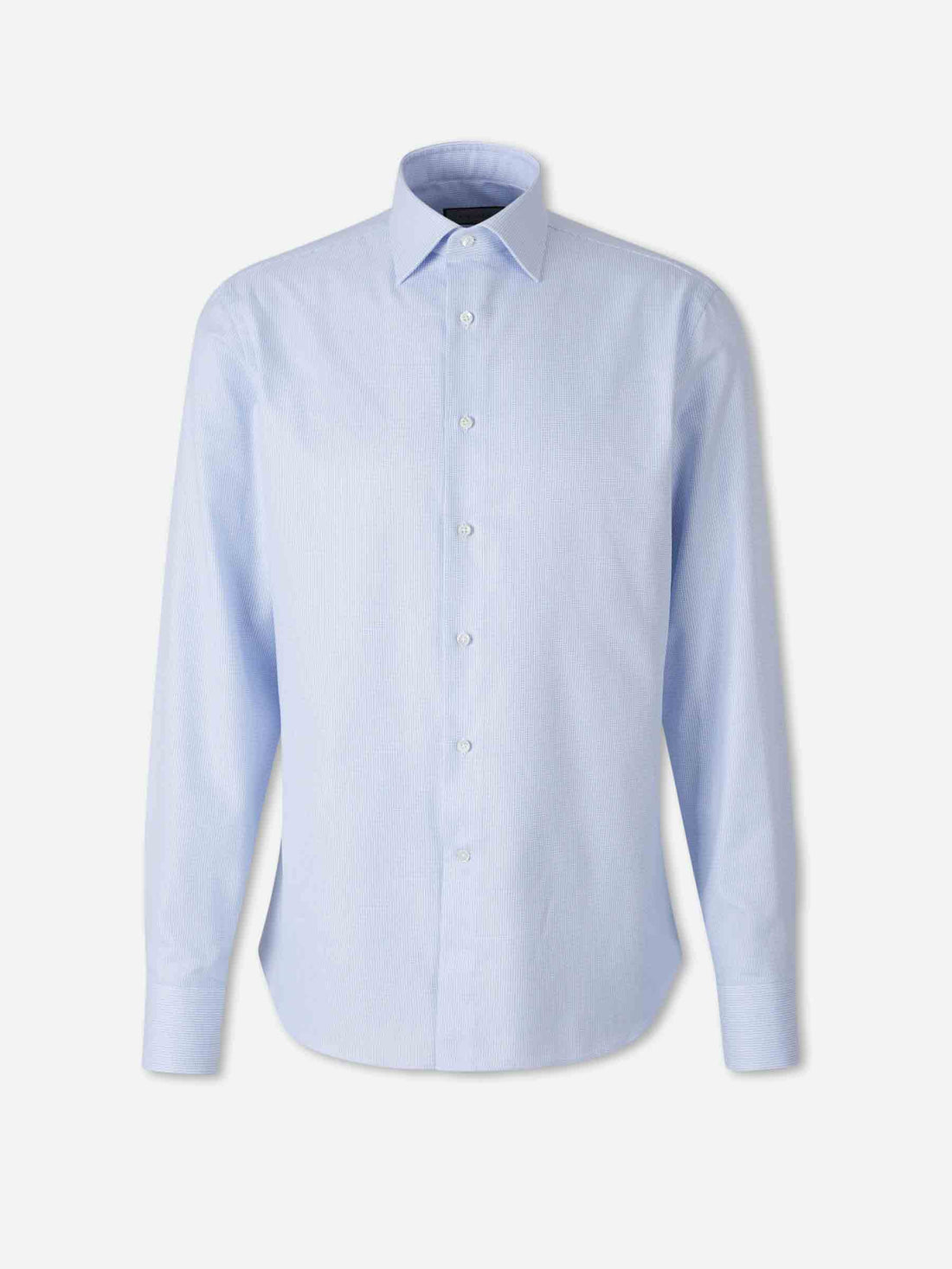 Canali Hombre Barcelona Camisa Micro Estampado Algodón color Azul sku 402-000032 01 - Foto 1