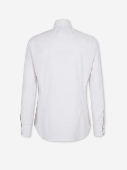 Santa Eulalia Hombre Barcelona Camisa Clásica Cuadros color Rosa Palo sku 402-000035 02 - Foto 2