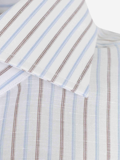 Santa Eulalia Hombre Barcelona Camisa Manga Larga color Marrón sku 402-000037 01 - Foto 3