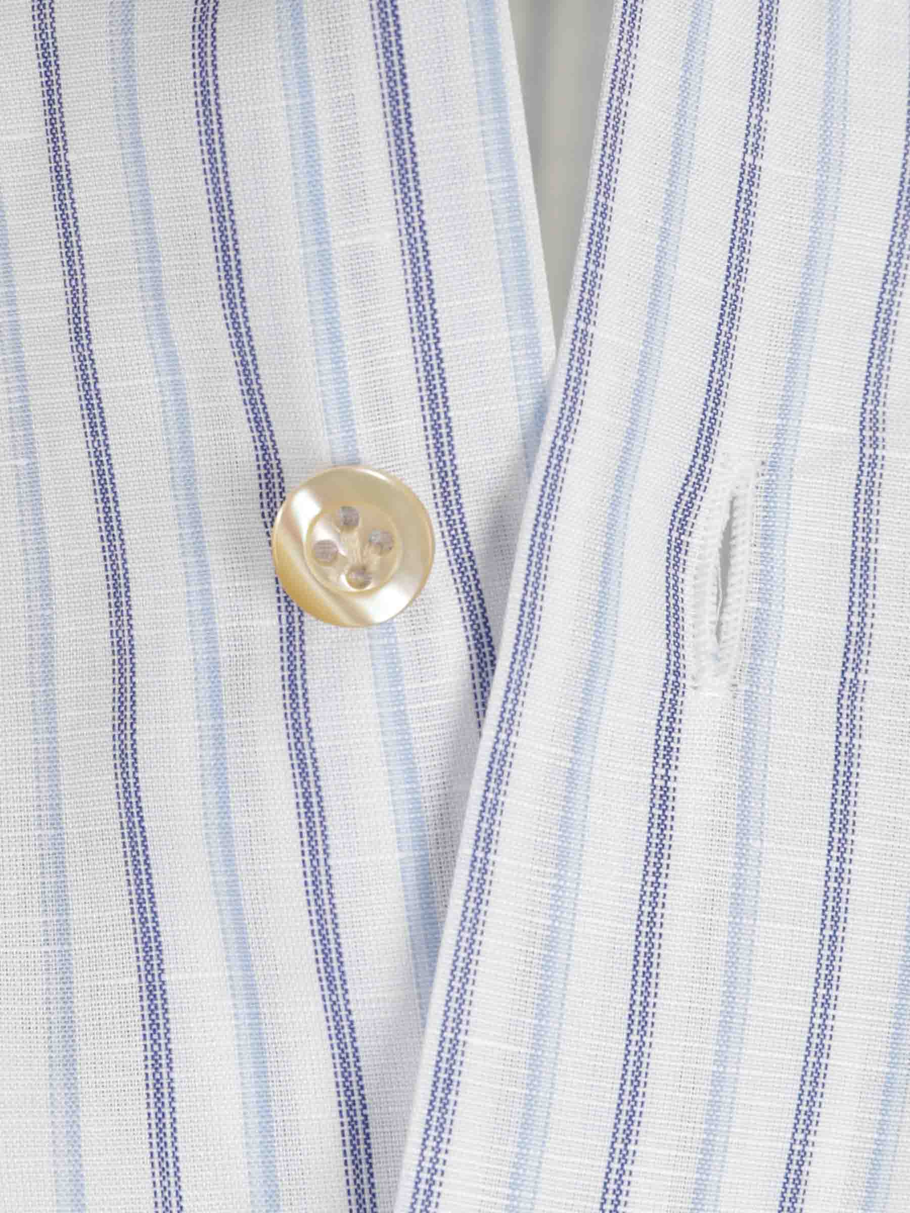 Santa Eulalia Hombre Barcelona Camisa Manga Larga color Azul sku 402-000037 02 - Foto 4