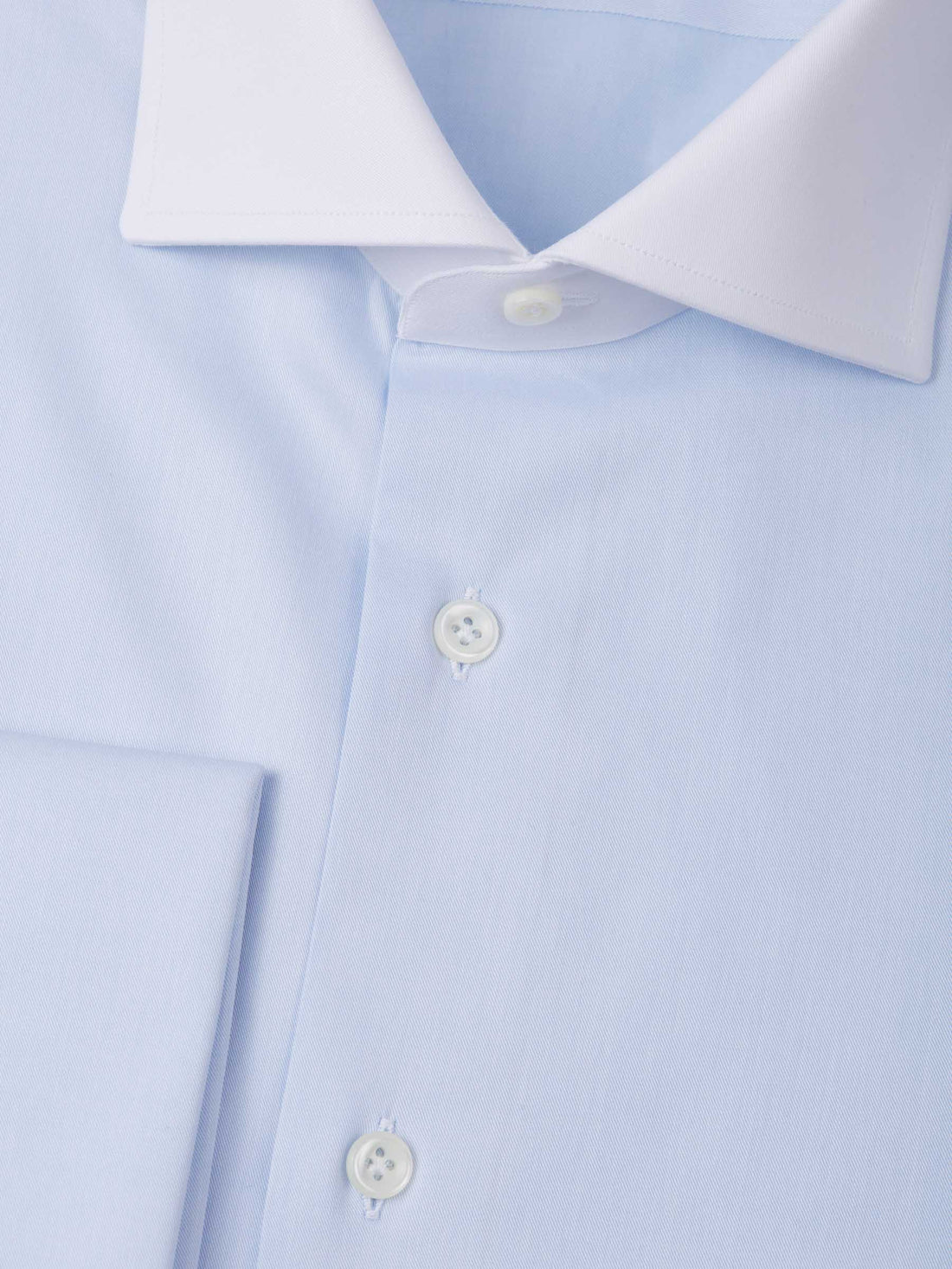 Outlet online Santa Eulalia Hombre Camisa Vestir Bicolor Lisa color Azul Celeste sku 403-000458 01 - Foto 2