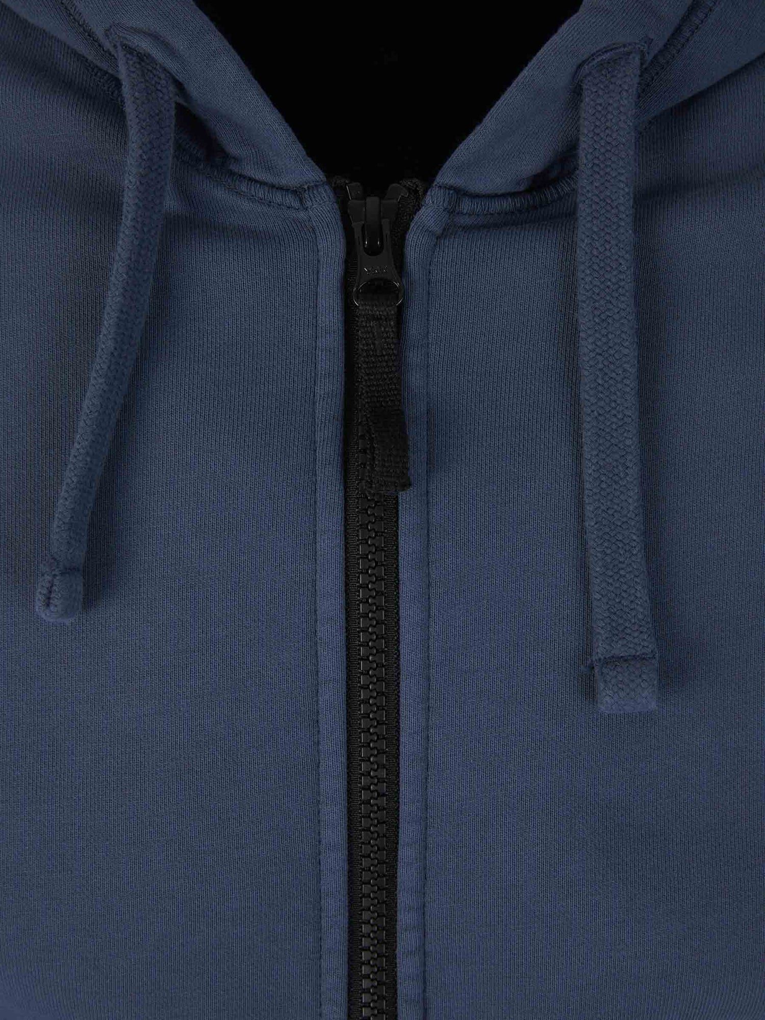 Outlet online Stone Island Hombre Sudadera Cremallera Algodón color Azul sku 545-001607 01 - Foto 3