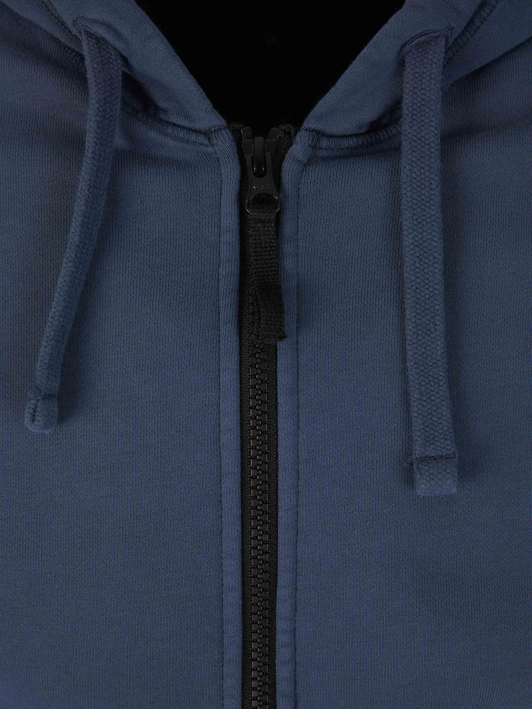 Outlet online Stone Island Hombre Sudadera Cremallera Algodón color Azul sku 545-001607 01 - Foto 3
