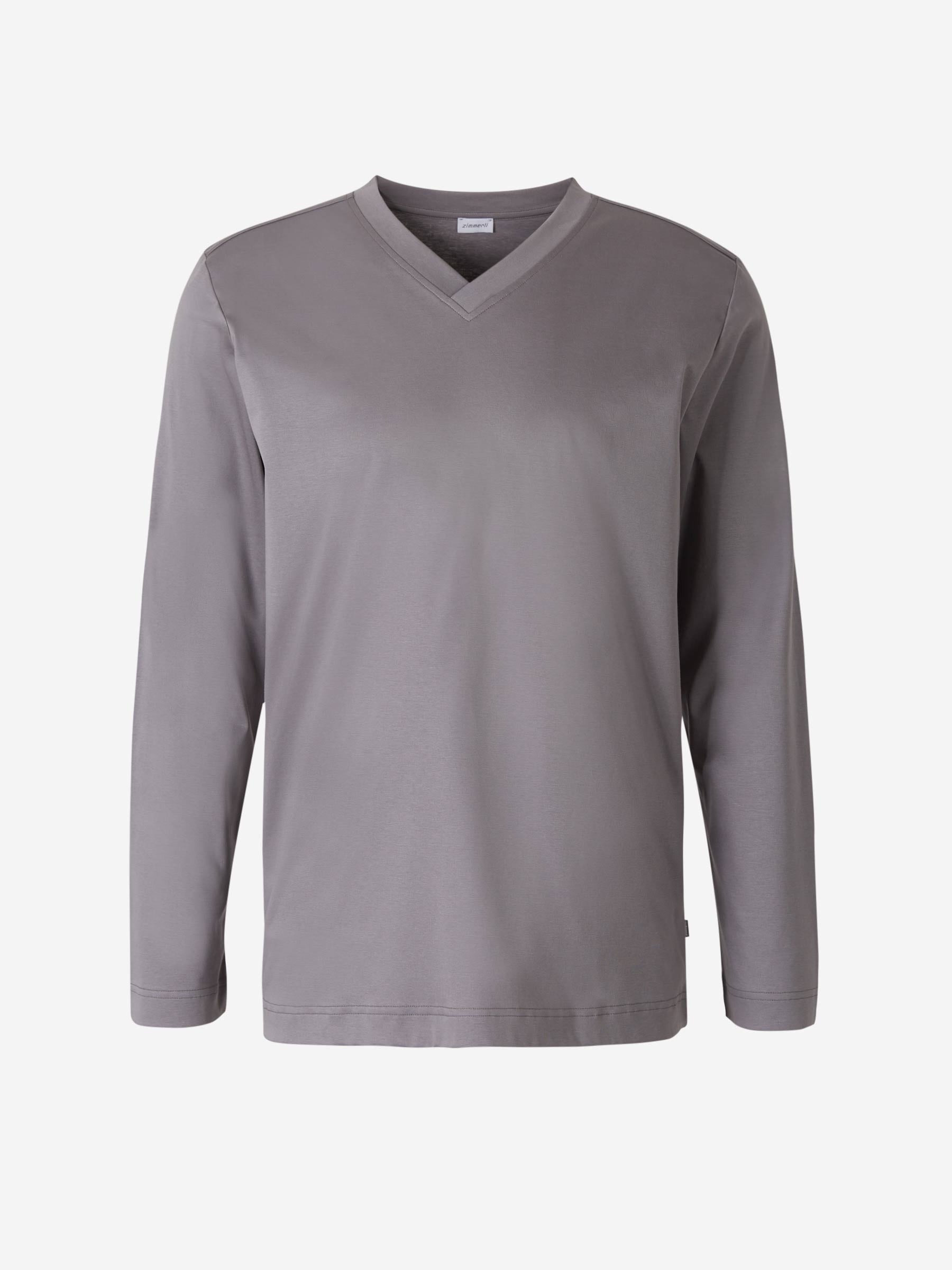 Outlet online Zimmerli Hombre Pijama Largo Algodón color Gris Piedra sku 411-000182 01 - Foto 1