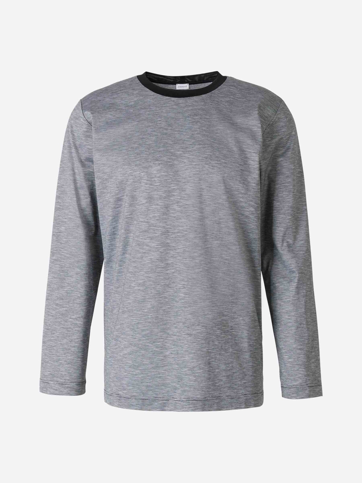 Outlet online Zimmerli Hombre Pijama Bicolor Algodón color Negro sku 411-000183 01 - Foto 1