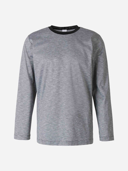Outlet online Zimmerli Hombre Pijama Bicolor Algodón color Negro sku 411-000183 01 - Foto 1