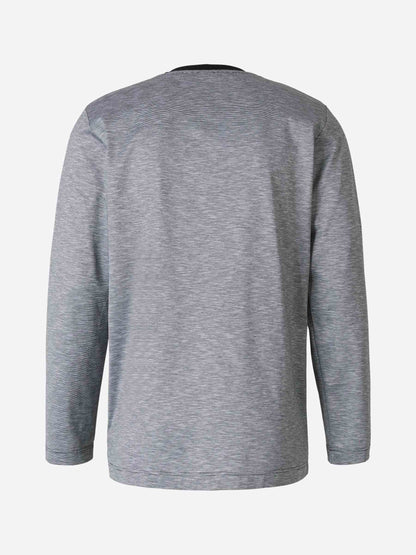 Outlet online Zimmerli Hombre Pijama Bicolor Algodón color Negro sku 411-000183 01 - Foto 2